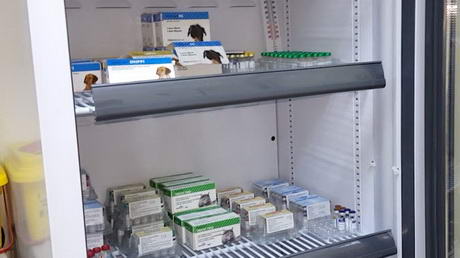 The Vaccinations Fridge